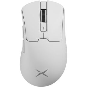 DeLUX M900PRO Wireless Gaming Mouse, 8000Hz Polling Rate, RGB Charging Dock, 63g Ergonomic Design, PAW3395 Sensor with 26000DPI, Programmable Buttons (White)