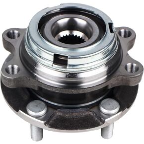KUSATEC 513335 Front AWD Wheel Hub and Bearing Assembly Compatible with Infiniti Q40 Q50 Q60 Q70 QX50 QX70, G23 G35 G37, EX35 EX37, Infiniti FX 37 FX45 FX50, M35 M37 M45 M56, 5 Lug Bolts w/ABS