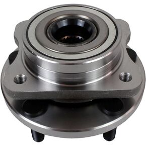 Autoround 513123 Front Wheel Bearing and Hub Assembly Compatible with Dodge Caravan, Grand Caravan, Chrysler Town Country, Plymouth/Chrysler Voyager, Prowler, 1996-2007 5 Lug Non-ABS