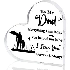 قطعة قلب أكريليك محفورة بكلمات دافئة in Kuwait