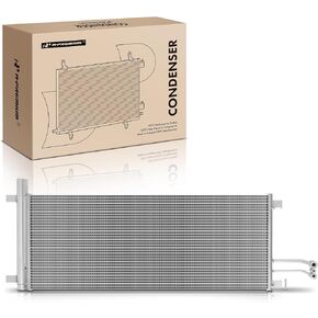 A-Premium A/C Condenser Replace# 4282, 20936312 - Compatible with 2014-2019 Chevrolet Silverado 1500, GMC Sierra 1500, V6 4.3L