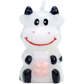 Birthday Candles Gifts Cake Decorations Cute Cartoon Animal Party Decorations for Birthday Party (Little Cow)