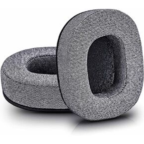 Ear Pads for ATH M50X,M40X,G PRO X,WS1100is,ATH-MSR7,MDR-7506/V6,V2 X,Ear Force XO Seven Pro,Stealth 300/400/500/600 GEN 2/700 GEN 1,HD280Pro,X12/X32/X42-Gray Fabric