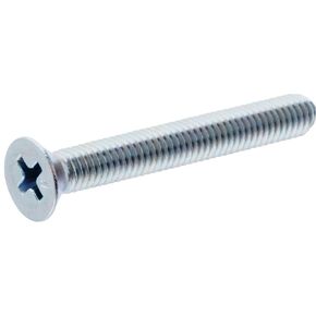 Hillman 101042 Zinc Flat Head Phillips Machine Screw, 6-32 x 2, 100 Pieces