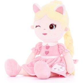 Lazada Soft Baby Doll Plush Girl Toys Fox Girls with Braids Reddish Brown 16"…