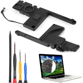 Speaker for MacBook Pro 15 inch Retina A1398 Loud Speaker Replacement for MacBook Pro 15 inch Retina A1398 2012 2013 2014 2015 Left and Right Internal Loudspeaker Buzzer Assembly with Repair Tools