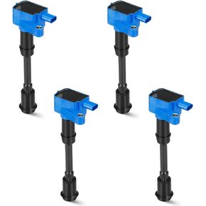 Set of 4 Ignition Coil Pack Compatible with Ford Escape Fiesta Fusion Transit Connect 1.6L L4 2013 2014 2015 2016,2017 2018 2019, Replace for UF674 C871 GN10644, Black