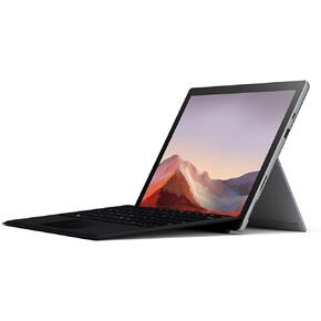 Microsoft Surface Pro 7 Bundle – 12.3" Touch - Intel i7-10th Gen 16GB Ram - 512GB SSD–Platinum– Windows Pro - with Microsoft Type Cover Black