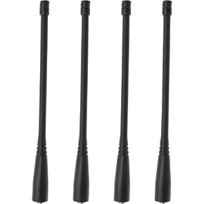 SING F LTD 4PCS Dual Band VHF 136-174MHz UHF 400-520MHz SMA-Female Antenna Compatible with Baofeng Handheld Radio GT-3 UV-5R UV5RE UV5RA 50ohm Impedance 17cm