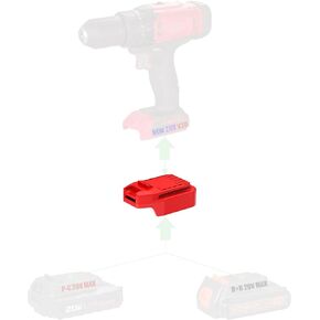 Adapter Upgrade for Craftsman New 20V V20 Tools - Compatible with Porter Cable 20V MAX and Black & Decker 20V MAX (Not Older 18v) Batteries for Installation & Power Supply, 1 Adapter Only