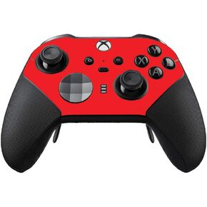 MightySkins Skin Compatible with Xbox Elite Series 2 Controller - Solid Red | Protective, Durable, and Unique Vinyl Decal wrap Cover | Easy to Apply, Remove, and Change Styles | Made in The USA