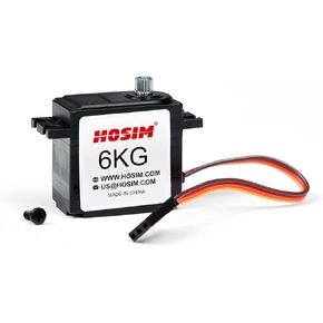 Hosim RC Cars 3 Lines Digital RC Servo Steering Engine FY-DJ01 Accessories Spare Parts for 1:10 X08 X07 High Speed Brushless RC Cars Trucks,Original Replaceable Parts