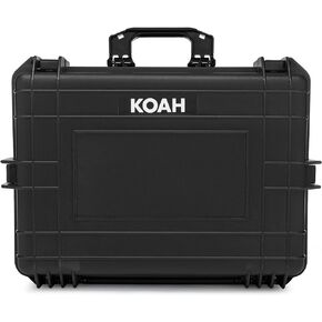 حافظة Koah صلبة مقاومة للعوامل الجوية مع رغوة قابلة للتخصيص (22.4 × 16.7 × 8.5 بوصة خارجية، 19.9 × 13.9 × 7.6 بوصة داخلية) in Kuwait