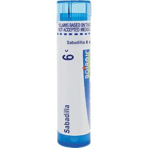 Boiron Sabadilla 6C Md 80 Pellets for Itchy Throat Due to hay Fever