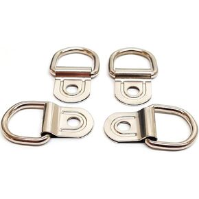 Set of 4 pcs Saddle Repair 3/4" Clip & Dee 5/8" D Ring