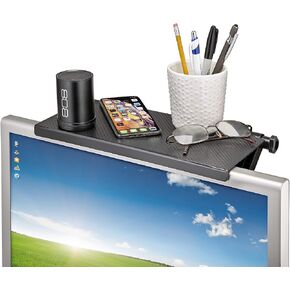 TV Shelf, Mountable Monitor/TV/Screen Top Shelf, TV Tray, Shelf Monitor Mount Organizer, Media Device Storage Shelf