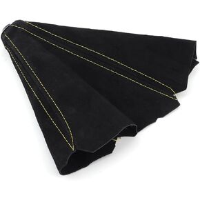 Tbest Suede Shift Boot,Shift Boot,Other Interior Accessories Shifter Lever Dust Cover Boot Gaiter Car Interior Suede Universal for Most Vehiclesred Stitching (B (yellow line))