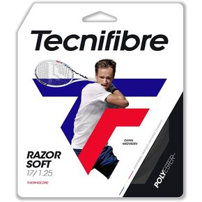 Tecnifibre Razor Code 17G (1.25mm) Tennis String 200m Reel - Carbon