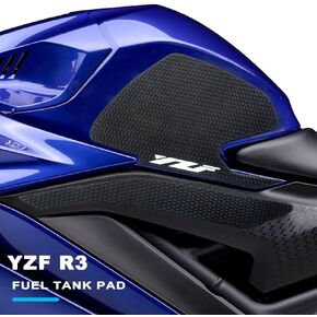 for YZF R3 2019-2022 2020 Side Fuel Tank Pad Protector Stickers Decal Gas Knee Grip Traction Pad Tank pad