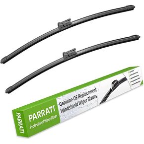PARRATI 26 Inch & 19 inch of High Performance Premium All-Season Automotive Replacement Windshield Wiper Blades, Easy DIY Install & Superior Road Visibility, Durable Stable And Quiet (Set of 2)