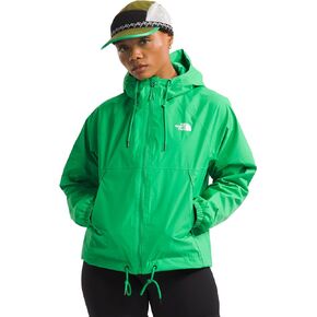 THE NORTH FACE Womens Antora Rain Hoodie, L, Optic Emerald