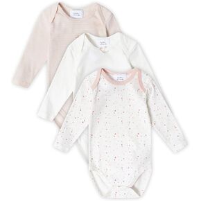 Stellou & friends Newborn, Baby and Toddler Unisex Long-Sleeve Bodysuit for Boys & Girls