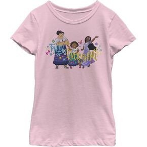 Disney Pixar Encanto Family is Everything Colorful Portrait Girls Standard T-Shirt