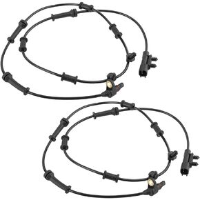 2Pcs Front Left and Right Side ABS Wheel Speed Sensor Fit for Jeep Wrangler 2007 2008 2009 2010 2011 2012 2013 2014 2015 2016 2017, for Jeep Wrangler JK 2018 Replace# 68003281AC, 68003281AA