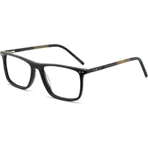 Blue Light Blocking Computer Gaming Glasses Men Women OCCI CHIAR Stylish Lightweight Eyeglasses Frame TV Screen Game Glasses(Black+Brown)