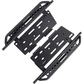 لمحوري SCX10 II 90046 الزاحف 1/10 RC سيارة معدنية لوحة خطوة جانبية مسند القدم دواسة لوحة RC الزاحف الجانب دواسة المتزلجون in Kuwait