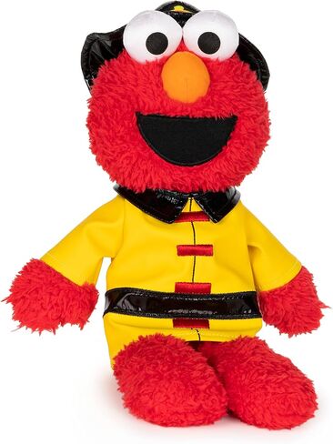 GUND Sesame Street Official Construction Worker Cookie Monster Muppet Plush, Premium Plush Toy for Ages 1 & Up, Blue/Orange, 13" in Saudi Arabia