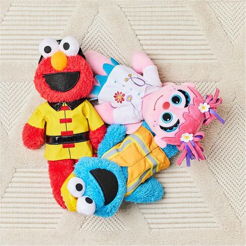 GUND Sesame Street Official Construction Worker Cookie Monster Muppet Plush, Premium Plush Toy for Ages 1 & Up, Blue/Orange, 13" in Saudi Arabia