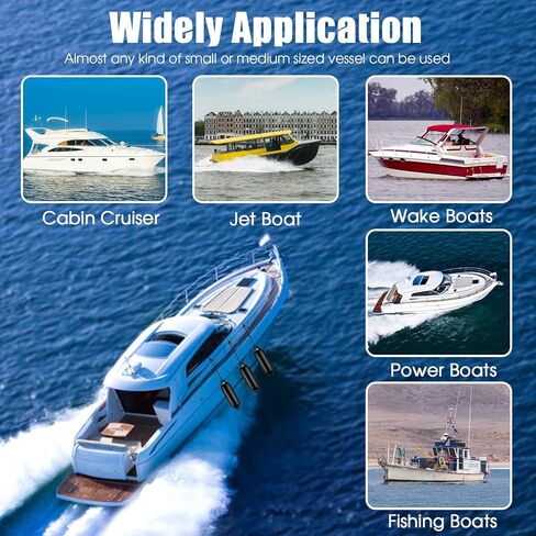 مصدات القوارب للمصدات، 4 قطع، مصدات القوارب البحرية المضلعة القابلة للنفخ تأتي مع حبال وإبر ومضخة للنفخ، مصدات القوارب لرسو السفن in Kuwait