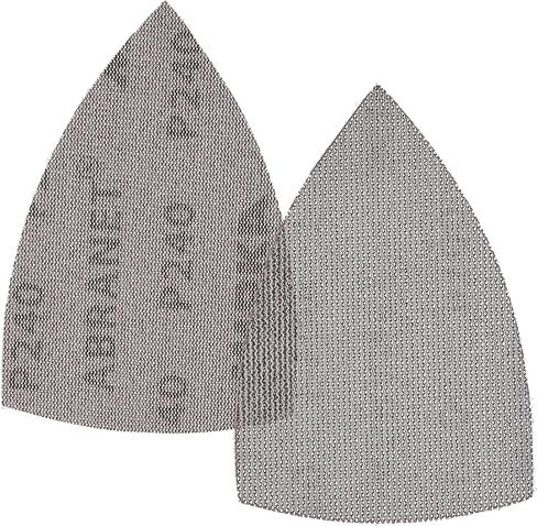 Mirka Abranet Delta Triangle Net Disc / 4x6x6 inch/Grit 240 /Sandpaper Sanding Discs Hook and Loop / 10 pcs / ‎9A-219-240RP in Saudi Arabia
