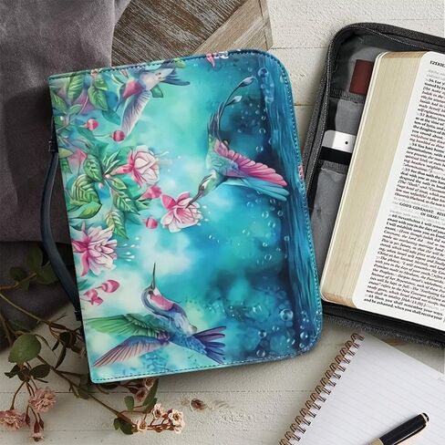 Bible Cover Case PU Leather Book Cover for Women Girls, Large Capacity Scripture Bag Bible Cover Bags in Saudi Arabia