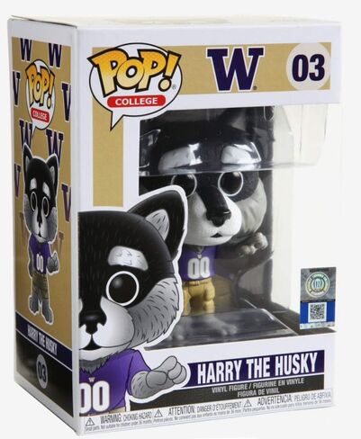 Funko Pop College: University of Washington - Harry The Husky Vinyl #43280 in Saudi Arabia
