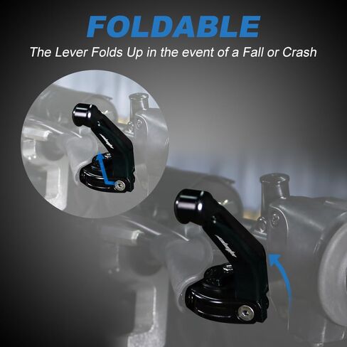 xitomer CNC Foldable Motorcycle Brake Clutch Levers, Fit for CBR1000RR Fireblade 2008-2016, CBR600RR 07-23, Adjustable Extendable Brake Levers Clutch Lever (Black) in Saudi Arabia