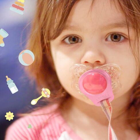 15 Pieces Soft Silicone Baby Pacifier Clips Holders Silicone Adapter Rings Holder Baby Nipple Rings Baby Dummy Pacifier Holder for Baby Pacifiers (Assorted Colors) in Kuwait