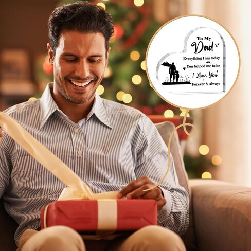 قطعة قلب أكريليك محفورة بكلمات دافئة in Kuwait