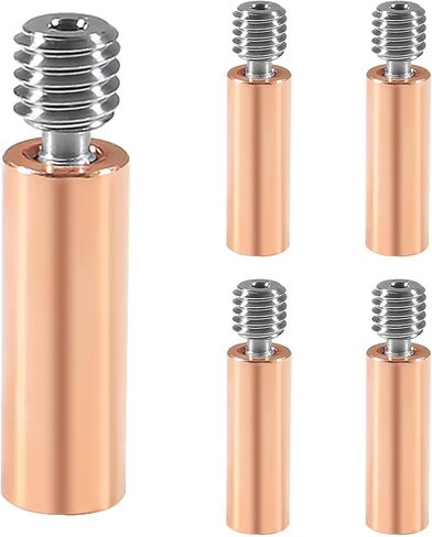 5 قطع ترقية جميع سبائك التيتانيوم المعدنية Heatbreak Sprite Extruder أنبوب أسطواني حراري لكسر الحرارة لطابعة Creality Ender 3 S1، Ender3 S1 Pro، CR10 Smart Pro، Sermoon V1 ثلاثية الأبعاد in Kuwait