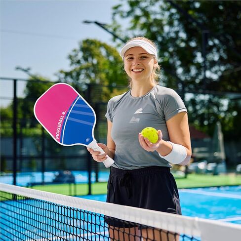 TOGRA Pickleball Paddles، مجموعة مجاذيف Pickleball من ألياف الكربون المعتمدة من USAPA مكونة من 2، مضارب كرة Pickleball خفيفة الوزن من الجرافيت مع 4 كرات Pickleball، 1 حقيبة Pickleball، مجداف كرة Pickleball للرجال والنساء in Saudi Arabia