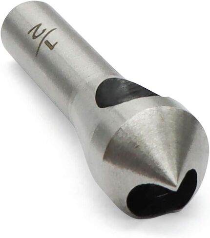 حوض غاطس من الفولاذ الكوبالت من Wulankd، لقمة غاطسة ذات طرف واحد، لمسة نهائية غير مطلية (لامعة)، زاوية نقطة 82 درجة، ساق دائرية 5/16 بوصة، قطر الجسم 1/2 بوصة in Kuwait