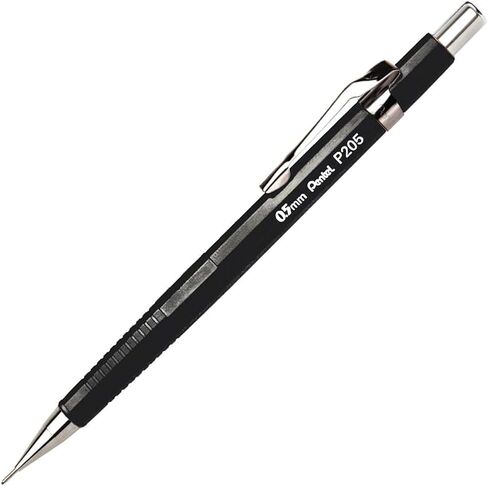 Pentel 0.5 mm Lead Automatic Pencil - Black (Pack of 12) in Saudi Arabia
