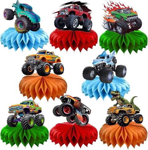 8 قطع من قطعة ديكور طاولة الشاحنة الكبيرة لمستلزمات تزيين حفلات أعياد الميلاد للسيارات in Kuwait