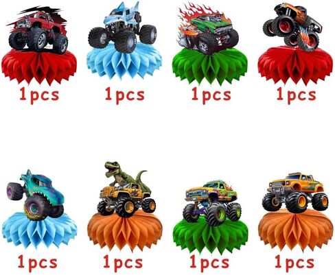 8 قطع من قطعة ديكور طاولة الشاحنة الكبيرة لمستلزمات تزيين حفلات أعياد الميلاد للسيارات in Kuwait