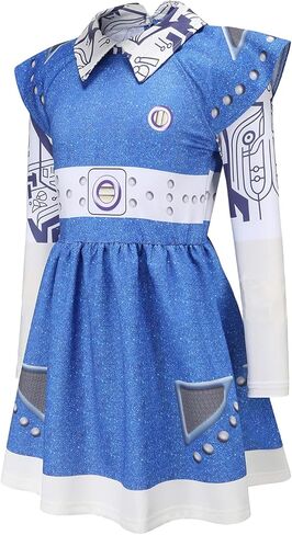 Addison Alien Costume for Zombies 3 Girls Cosplay Dress Up Outfits for Kids Movie Halloween Party in Kuwait