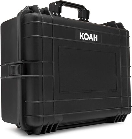 حافظة Koah صلبة مقاومة للعوامل الجوية مع رغوة قابلة للتخصيص (22.4 × 16.7 × 8.5 بوصة خارجية، 19.9 × 13.9 × 7.6 بوصة داخلية) in Kuwait