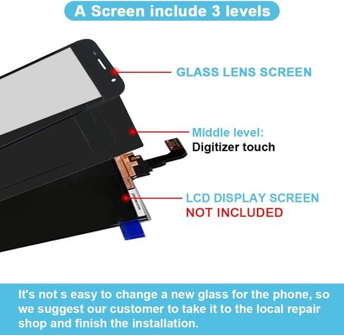 مجموعة أدوات إصلاح بديلة لشاشة Samsung Galaxy Note 10 Plus SM-N975U N975U الأمامية (بدون شاشة LCD تعمل باللمس ومحول رقمي) in Kuwait