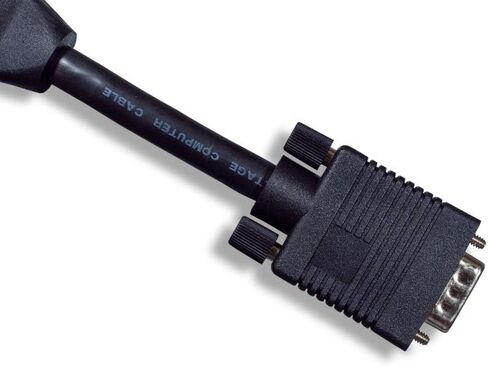 ZC7QEXMF-01 كابل شاشة VGA إلى 5 صغير متحد المحور، HD15 M/BNC F X 5، 1 بوصة، 28AWG، OD:9.0 مم in Kuwait