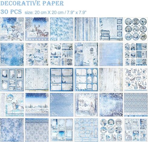 Vintage Pattern Paper Scrapbooking Paper Decorative Paper Decoupage Paper with Pearl Sticker Paper String Round Doily Paper for Card Making Crafts Collage Gift Wrapping (Spring) in Kuwait